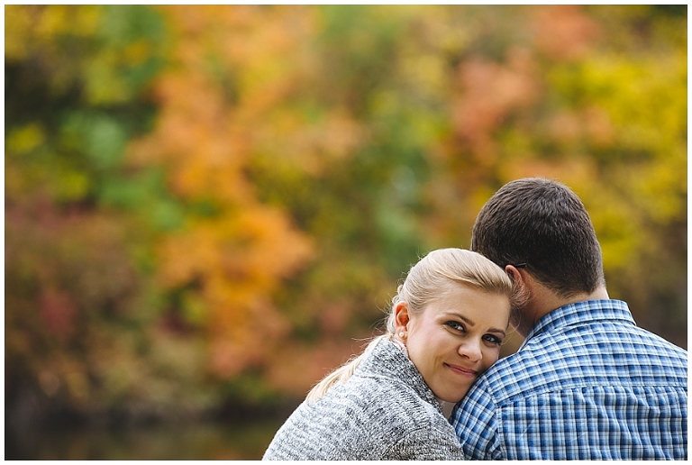 Engagement Session with canoe