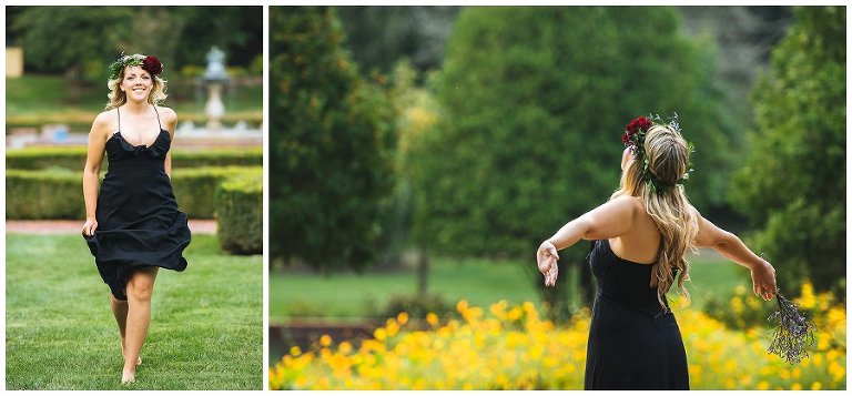 French Lick Indiana Portrait Session with flower crown