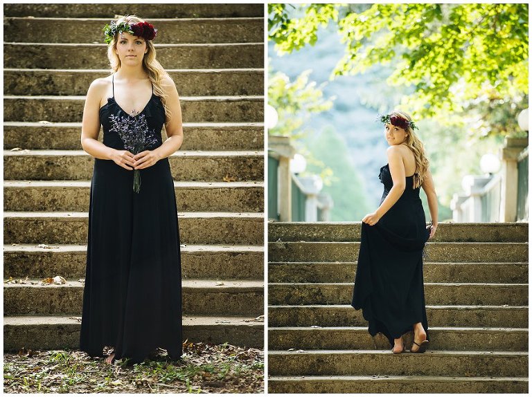 French Lick Indiana Portrait Session with flower crown