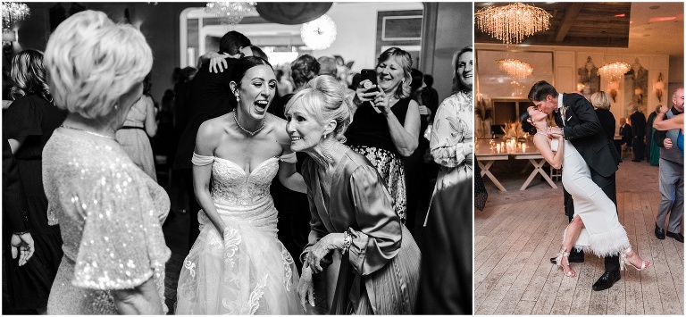 Photos of guests having fun dancing in The Granary