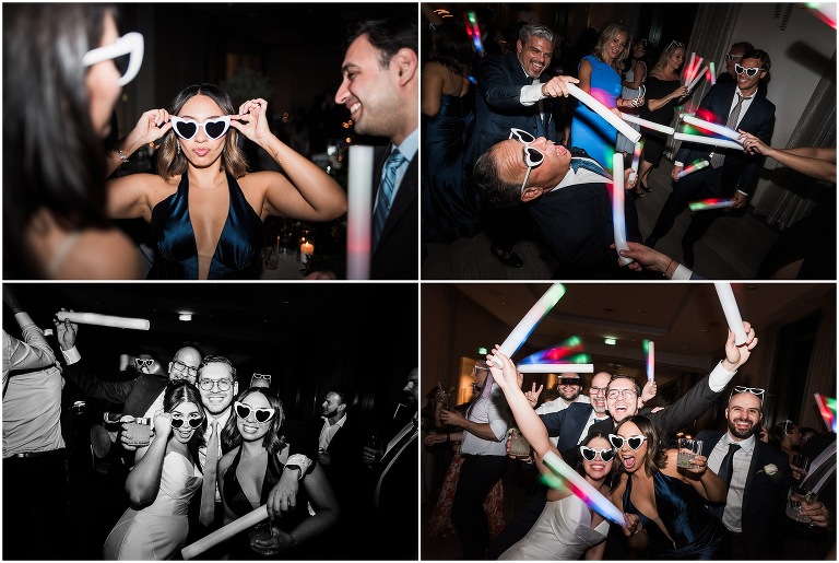 Dance party reception photos