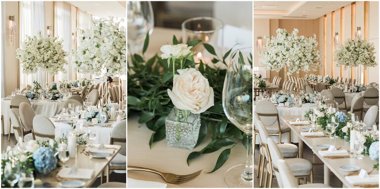 Reception room set up at The Pearle Hotel 